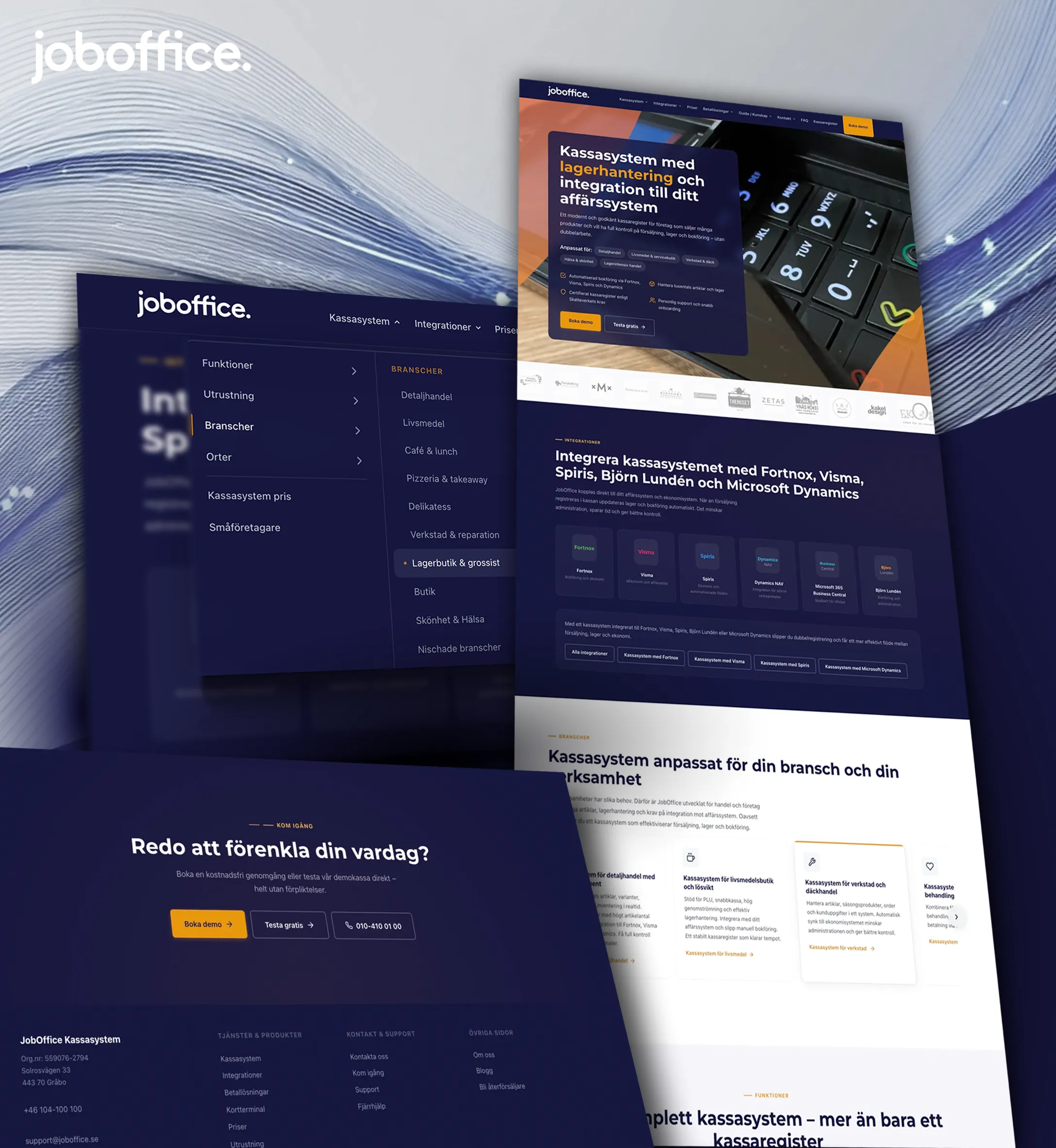 JobOffice — Kassasystem